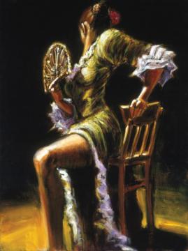 Flamenco Dancer Ii Artwork by Fabian Perez