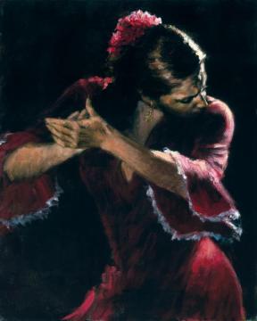 Flamenco V Artwork by Fabian Perez