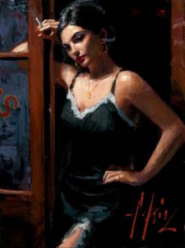 At The Door Iii Artwork by Fabian Perez