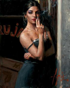 At The Door Vii Artwork by Fabian Perez