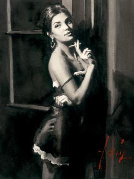 At The Door Viii Artwork by Fabian Perez