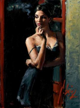 At The Door Artwork by Fabian Perez