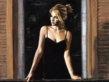 Balcony At Buenos Aires Vii Artwork by Fabian Perez