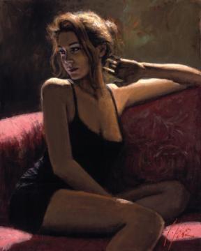 Brocata Rosa Artwork by Fabian Perez