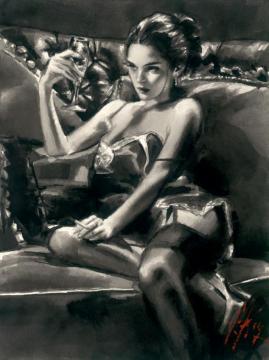 Eugenia I Artwork by Fabian Perez