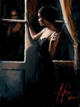 Eugenia Vii Artwork by Fabian Perez
