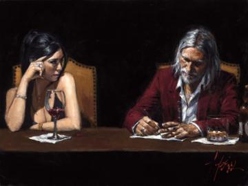 Fabian And Monica Artwork by Fabian Perez