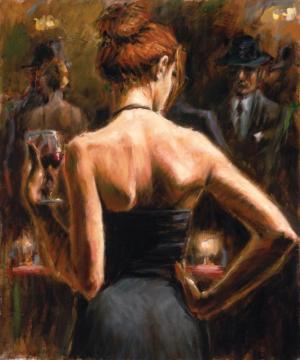 Girl With Red Hair Artwork by Fabian Perez