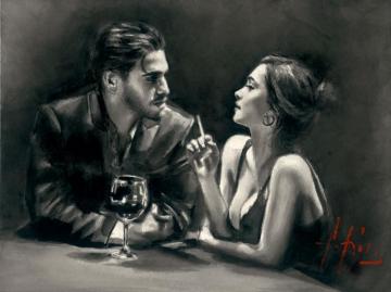 Intimate Moments Ii Artwork by Fabian Perez