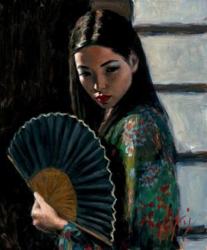 Japanese Girl Artwork by Fabian Perez