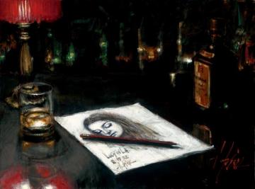Lucy In La Artwork by Fabian Perez