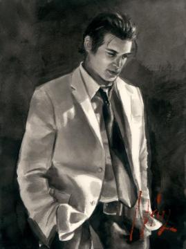 Marcus At Las Brujas Artwork by Fabian Perez