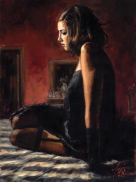 Medias Negras V Artwork by Fabian Perez
