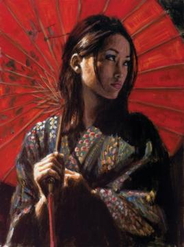 Michiko Ii Artwork by Fabian Perez