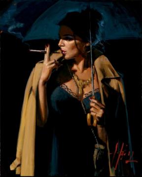 November Rain Lucy Iii Artwork by Fabian Perez