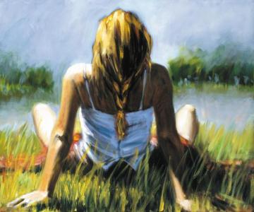 Reflections In The Sun Artwork by Fabian Perez