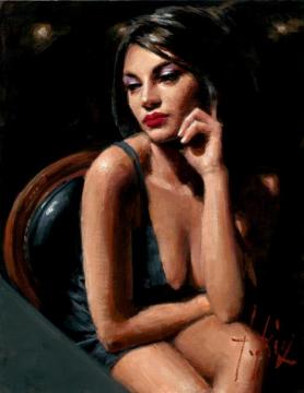Saba At Las Brujas Iii Artwork by Fabian Perez