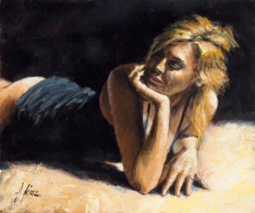 Second Blonde Artwork by Fabian Perez