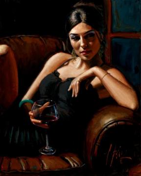 The Living Room V Artwork by Fabian Perez