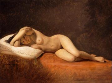 Resting Model,1839 Artwork by Constantin Hansen