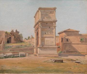 The Arch Of Titus In Rome Artwork by Constantin Hansen