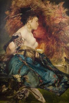 Japanese Kimono Artwork by Hans Makart
