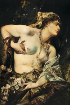 The Death Of Cleopatra, 1875 Artwork by Hans Makart