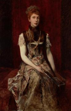 Portrait Of Dora Fournier-gabillon Artwork by Hans Makart