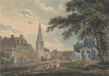 Harrow-on-the-hill,middlesex Artwork by Thomas Girtin
