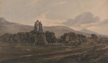 Guisborough Priory Artwork by Thomas Girtin
