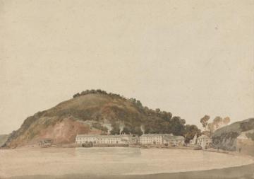 Headland On The Coast Of South Devon,possibly Shaldon Artwork by Thomas Girtin