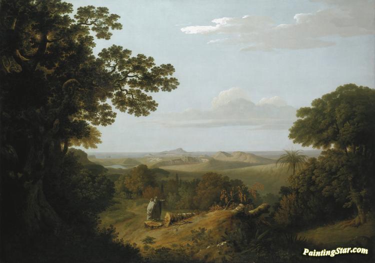 View Of The Campi Flegrei From The Camaldolese Convent Near Naples Artwork by Thomas Jones