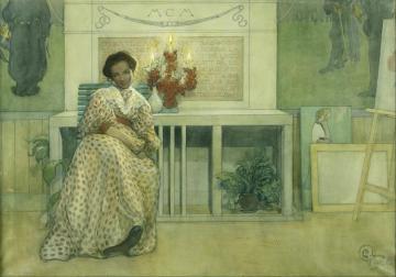 After The Prom Artwork by Carl Larsson