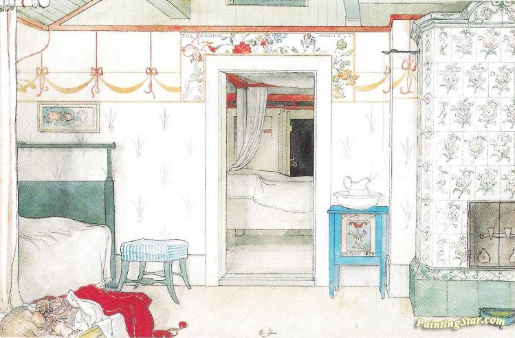 Brita Tupplur(1899) Artwork by Carl Larsson