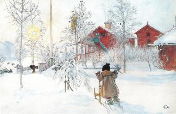 Garden Och Brygghuset(1899) Artwork by Carl Larsson