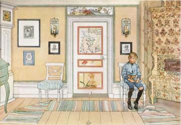In The Orner(1894) Artwork by Carl Larsson
