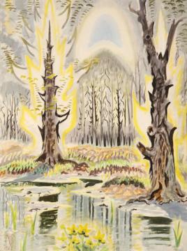 Radiant Spring(1950) Artwork by Charles Burchfield