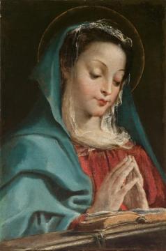 The Virgin In Prayer Artwork by Annibale Carracci