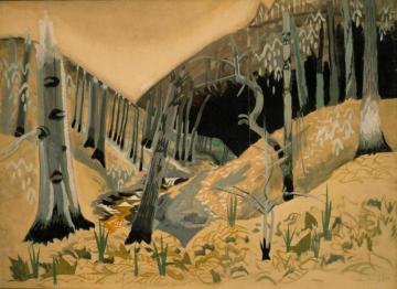 Early Spring Artwork by Charles Burchfield