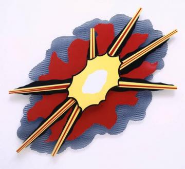 Wall Explosion Ii, 1965 Artwork by Roy Lichtenstein