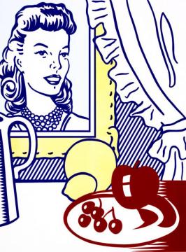 Still Life With Portrait From Six Still Lifes Artwork by Roy Lichtenstein