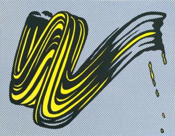 Brushstroke, 1965 Artwork by Roy Lichtenstein