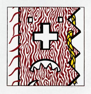 American Indian Theme Iv, 1980 Artwork by Roy Lichtenstein
