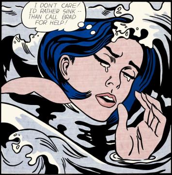 Drowning Girl, 1963 Artwork by Roy Lichtenstein