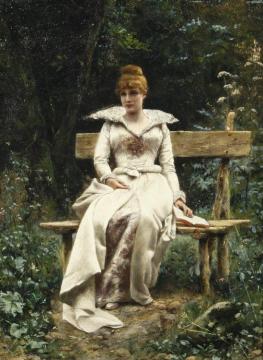 Daydreaming, 1901 Artwork by Alfred Seifert