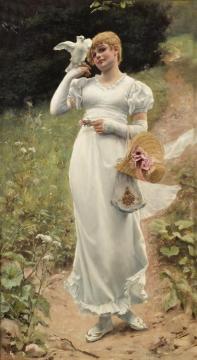 Innocence,1888 Artwork by Alfred Seifert