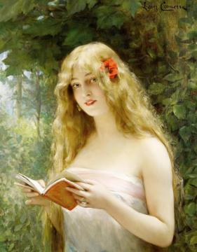 La Belle Liseuse Artwork by Leon Francois Comerre