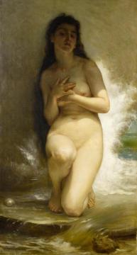 La Perle,1894 Artwork by William Adolphe Bouguereau