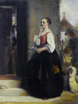 The Waiting Maid,1875 Artwork by John Callcott Horsley