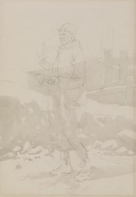 The Twelve Months, January,1866 Artwork by Paul Gavarni